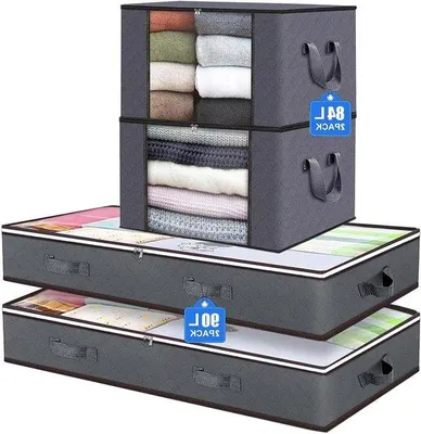 Produktbild von Bettunterlagschublade 90l mit Deckel und Klappe