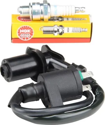 Zdjęcie produktu dla Cewka zapłonowa + świeca zapłonowa NGK BR7HS do Peugeot Speedfight 1 2 / Zenith / Vivacity / TKR / Elyseo - Citomerx