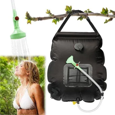 Obrázok produktu pre Cestovná sprcha 20 l, prenosná, solárna sprcha, teplá voda