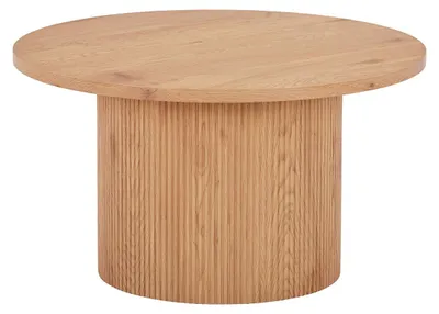 Immagine prodotto di Tavolino da salotto Boavista rotondo in legno naturale ø80x45 cm