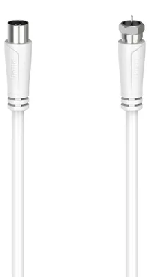 Produktbild von SAT-Anschlusskabel, F-Stecker - Koax-Kupplung, 3,0 m, 90 dB (00205062)