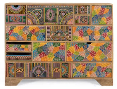 Image de Commode Holi en bois de manguier, 91 cm x 120 cm x 40 cm, Giner y Colomer