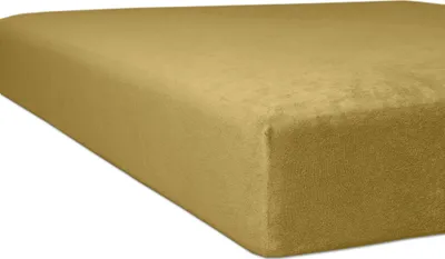Produktbild von Kneer - Betttuch/Massageliegenbezug - *Qualität 10* Flausch-Frottee - Farbe:  74 Sand - Größe: 60/190 - 65/200 cm  m.Hohlsaum