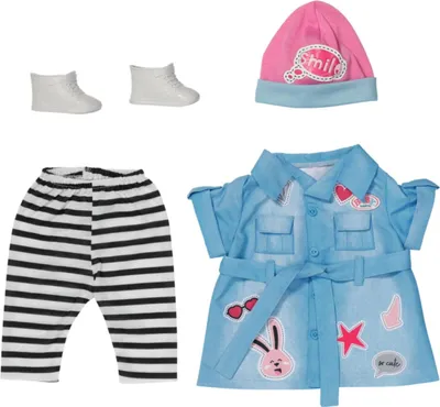 Zdjęcie produktu dla Zapf Creation 832585 - BABY born Deluxe Jeans Kleid 43cm