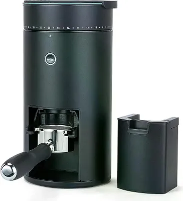 Produktbild von Wilfa Uniform Evo, Mühle mit Mahlwerk, 2 kg, Scheibenmahlwerk, Edelstahl, Schwarz, Metall