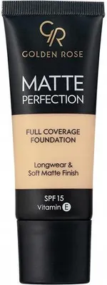 Image de Fond de teint mat GOLDEN ROSE N1, 35 ml, longue tenue
