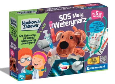 Obrázek produktu pro Wissenschaft & Spiel: Sada pro malé veterináře "SOS" – Malý veterinář