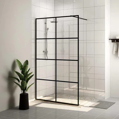 Produktbild von Duschwand – begehbare Duschwand – ESG-Sicherheitsglas – 100 x 195 cm – transparent