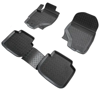 Zdjęcie produktu dla Gumowe dywaniki 3D pasujące do Mitsubishi Colt | Z30 | rok produkcji 2004–2008 | idealnie dopasowane
