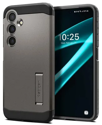 Image de Spigen Tough Armor, Coque, Samsung, Galaxy S24 Plus, 17 cm (6,7 pouces), Noir, Gris