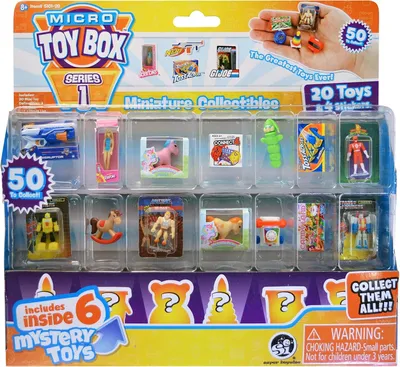 Productafbeelding van World's smallest micro speelgoeddoos serie 1 mini - Set van 20 - Multi - Miniatuur