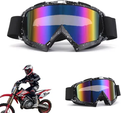 Obrázok produktu pre Motokrosové okuliare, vetruvzdorné, UV ochrana, pre bicyklovanie