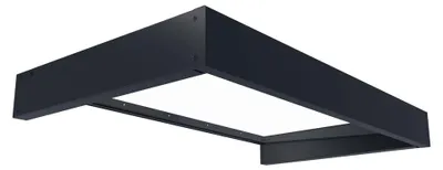 Produktbild von Palram - Canopia Metall Vordach Sophia Clear 1600 Anthrazit 95x160x17 cm
