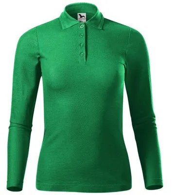 Produktbild von Malfini - Poloshirt für Damen, Piqué, Langärmlig PP9979 (XS) (Grün)