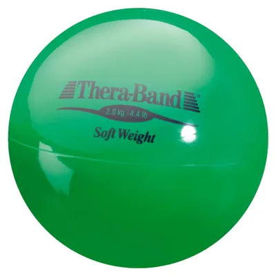Immagine prodotto di Palla zavorrata TheraBand "Soft Weight", 2 kg, verde