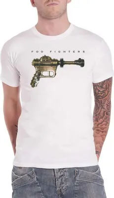 Image de Foo Fighters - T-shirt homme/femme unie RO658 (M) (Blanc)