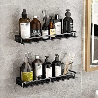 Zdjęcie produktu dla Półki kuchenne 30 x 11,8 x 4 cm ze stali nierdzewnej, zestaw 2 sztuki