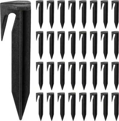Produktbild von Befestigungsnägel für Begrenzungskabel für Mähroboter, 200er Set Befestigungsnägel, Zubehör für Rasenmäher