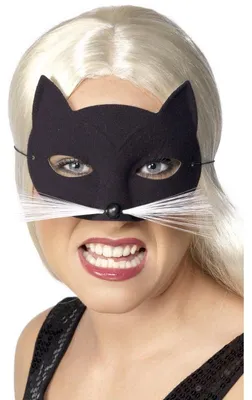 Produktbild von Schwarze Augenmaske Katzenmaske Katze Maske schwarz