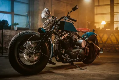 Obrázok produktu pre Dimex, fototapeta MS-5-2802 Bobber motorka 375 x 250 cm