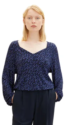 Productafbeelding van TOM TAILOR Denim: Dames T-shirt en blouse met print