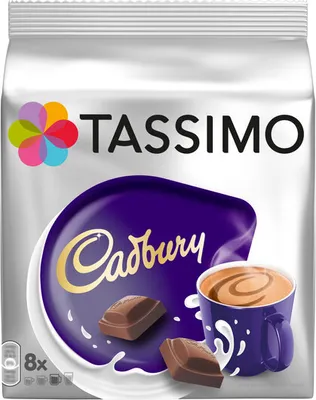 Produktbild von Tassimo® Cadbury®, Heisse Schokolade, 8 MAXI-Kapseln,= 8 Getränke