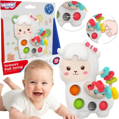 Produktbild von WOOPIE BABY Montessori-Sensorikspielzeug: Manipulierbares Lama, ab 18 Monaten