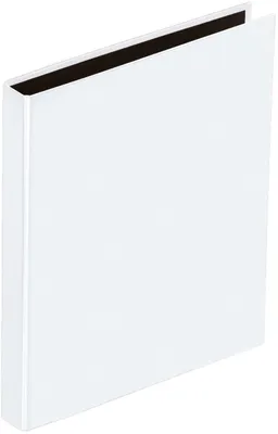 Produktbild von Ringbuch A4 25mm 4 Ringe weiß Packung mit 12 Stück