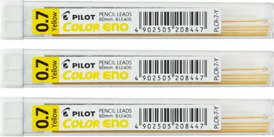 Produktbild von PILOT Color Eno Minen 3er-Set gelb
