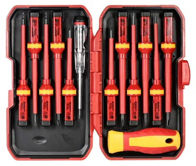 Produktbild von 13-teiliges Isolationsschraubendreher-Set für Elektriker