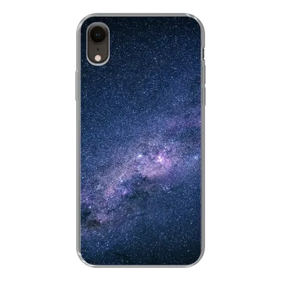 Produktbild von MuchoWow® Handyhülle Schutzhülle Hülle für iPhone XR Galaxie - Sterne - Weltraum - Jungen - Mädchen - Kinder Silikon Softcase Handy Hülle - Schutzdeckel