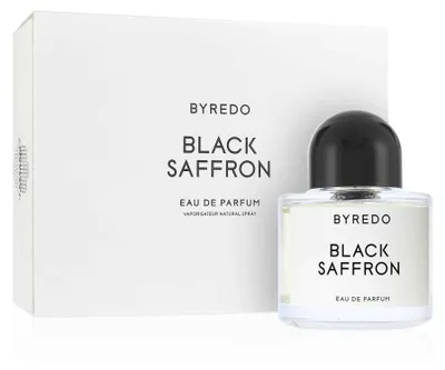 Zdjęcie produktu dla Byredo Black Saffron, Unisex, 50 ml, Perfumy w płynie, Spray, Alcohol, Parfum (Fragrance), Aqua (Water), Hydroxycitronellal, Limonene, Butyl..., 1 szt.