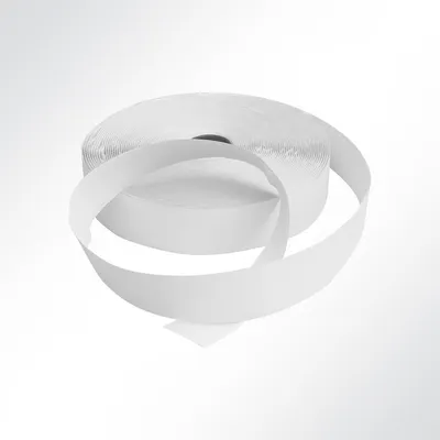 Produktbild von Lysel® Klettband Hakenband selbstklebend Hotmelt Universalkleber weiß Breite 20mm VE 7 Meter