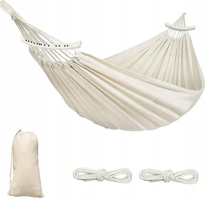 Produktbild von Grosse Doppel-Hängematte Xxxl 260X150Cm + Komfortabler Cremegriff