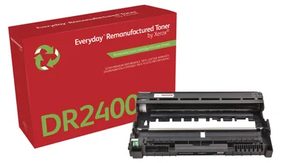 Produktbild von Xerox Everyday™ Mono Wiederaufbereitete Trommel von , kompatibel mit Brother DR2400, Standardkapazität, 12000 Seiten, Schwarz, 1 Stück(e)