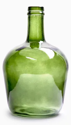 Immagine prodotto di Omgoods - Caraffa in vetro verde, realizzata a mano, da 4 litri, ideale per la decorazione