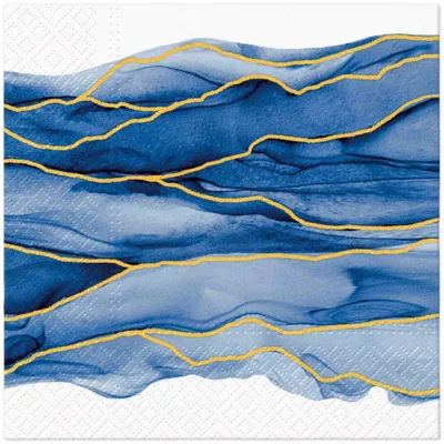 Produktbild von Servietten 33x33 cm - Watercolor Waves