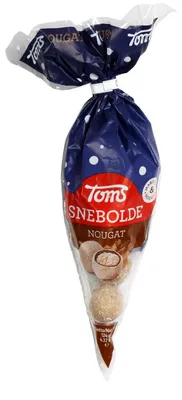 Produktbild von Toms Snebolde Nougat 124g