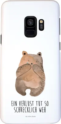 Produktbild von Mr. & Mrs. Panda Samsung Galaxy S9 Handyhülle Bär Verlust - Weiß - Geschenk, Handy Schutzhülle, Cover, Smartphone Hülle, Teddy