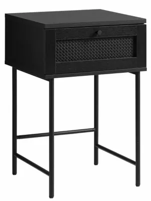 Obrázek produktu pro Selsey Mogest – noční stolek, černý, 45 cm