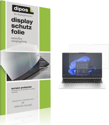 Produktbild von 2x Schutzfolie für HP 255R G10 15.6 Zoll matt Displayschutzfolie Folie Display Schutz dipos