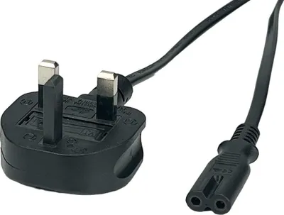 Zdjęcie produktu dla POSAC-C7UK30BK: Kabel POS AC-UK C7-YJT2[2,5 A]-BS1363-YJ08[3 A] H03VVH2-F2G0,75 L=3000 czarny