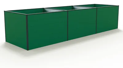 Zdjęcie produktu dla 99 x 351 x 77 cm Grzadka podwyzszona, zielony