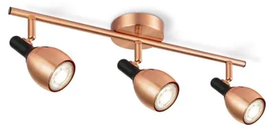 Produktbild von Home Sweet Home LED Aufbaustrahler Novi 3 - inkl. dimmbarem LED-Leuchtmittel - Kupfer