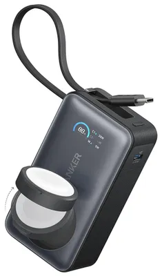 Produktbild von ANKER MagGo PowerBank 10.000mAh 35W fuer iPhone und Apple Watch inkl. 30W USB-C Kabel