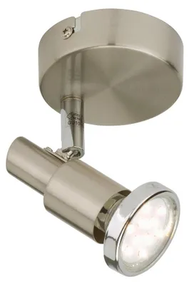 Image de Applique murale LED Plafonnier pivotant et orientable GU10 3W Ø8cm Briloner