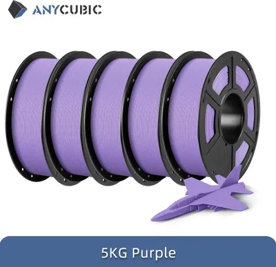 Produktbild von PLA Filament - 1,75 mm 3D‑Drucker‑Filament - Für FDM - Umweltfreundlich Biobasiert - 5 kg - Lila