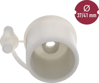 Produktbild von Stopfen mit Verschluss Gummistopfen Gummi Konisch Stecker Stöpsel Korken Gummi 37/41 mm