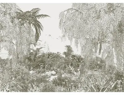 Produktbild von Fototapete Vlies FT5P 352217 - 169 Jungle Blätter grün 5-tlg. 375 x 270 cm