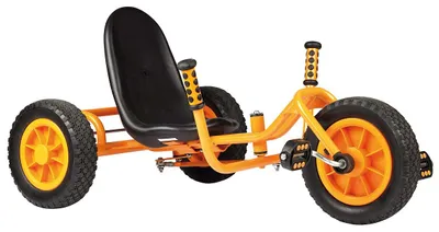 Produktbild von Dreirad Rider mit niedrigem Sitz und beidseitiger Lenkung, 930x620x340 mm